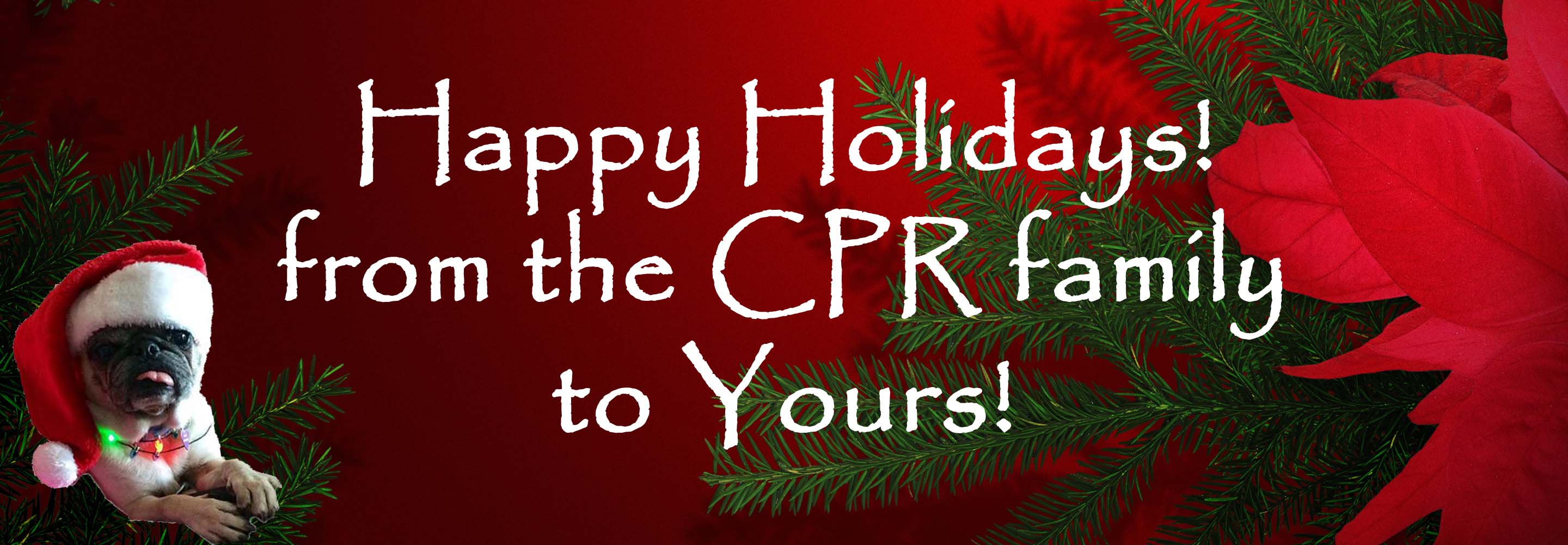 Happy Holidays! From the CPR Family to Yours!